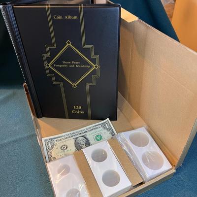 COIN COLLECTION DISPLAY BOOK N.I.B.