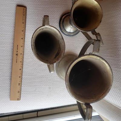 3 vintage trophies
