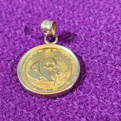 1/10th Ozt Au Gold Coin Pendant