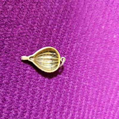 Sterling Balloon Charm Pendant