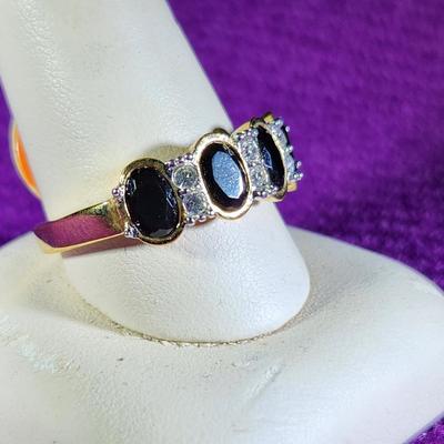 Black Onyx Costume Ring