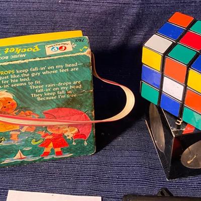 Vintage Games and Toy Music Box