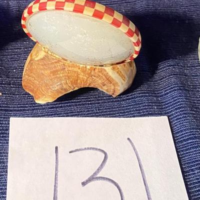 Vintage Bridal Cave Sea Shell Souvenir