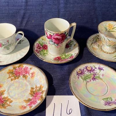 Beautiful Cups and Saucers