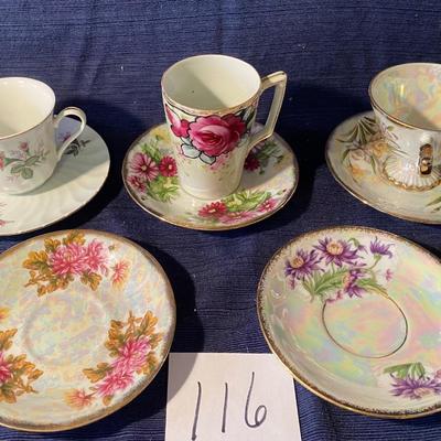 Beautiful Cups and Saucers
