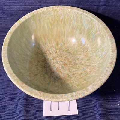 Vintage 8â€ Melmac Confetti/Splatter Bowl