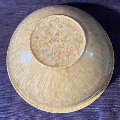 Vintage 8â€ Melmac Confetti/Splatter Bowl