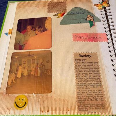 1971-1972 Rebekah Scrapbook& 1964 Constitution