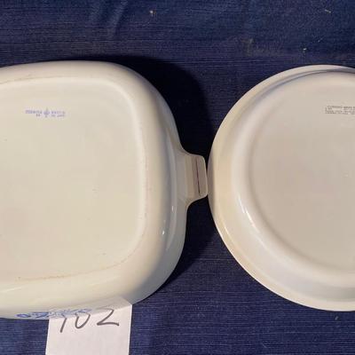 Corning-Ware # 10 No Lid & 9â€ Pie Pan