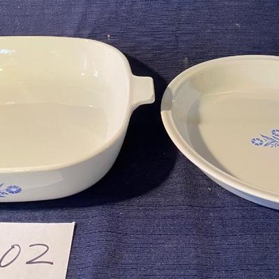 Corning-Ware # 10 No Lid & 9â€ Pie Pan