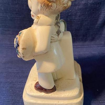 1950s Vintage Chalk Ware Bride and Groom