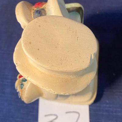 1950s Vintage Chalk Ware Bride and Groom