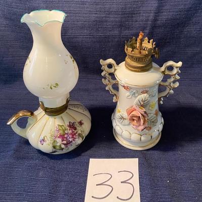 2 Mini Oil Lamps