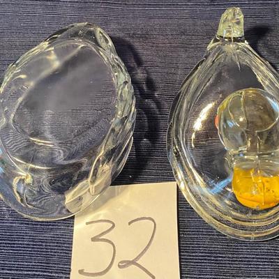 Jeanette Glass Art/Vintage Marigold Carnival Glass Duck