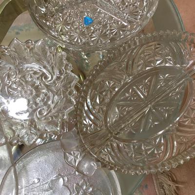 8 Assorted Clear Glass collection