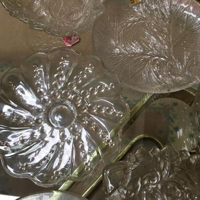 8 Assorted Clear Glass collection