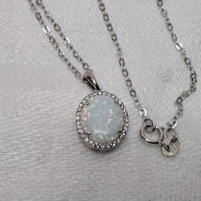 DK Opal With Diamond Accents 18