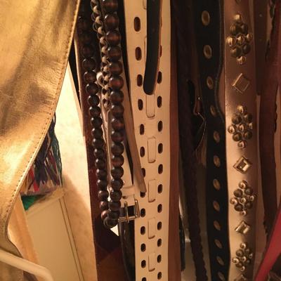 Collection of Ladies belts