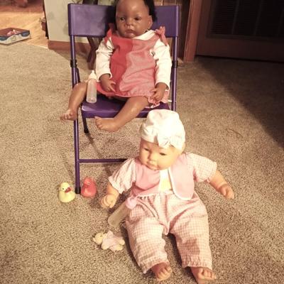 TWO LIFE LIKE BABY DOLLS