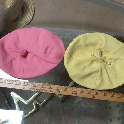 Vintage pastel berets