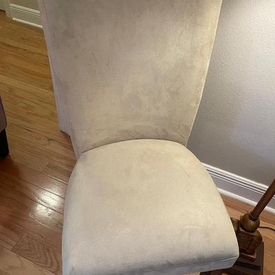 Set of 2 beautiful, like new chairs. Very light green. Excellent condition.