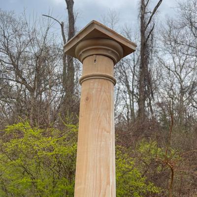 Lot 119 - Pair of Custom Wood Architectural Columns
