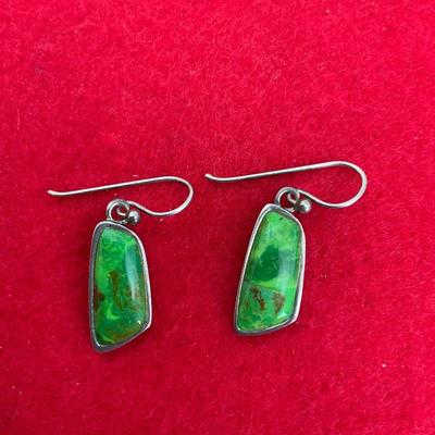 Vintage Sterling silver Barse Earrings Made In Thailand