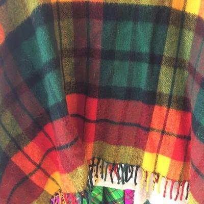 Vintage wool poncho