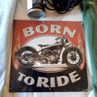 STURGIS T-SHIRTS, TIN SIGN, HD BATTERY TENDER AND LEATHER STAIN REPELLENT