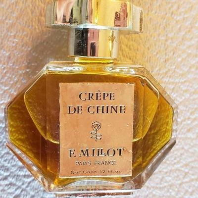 Vintage crepe de chine F. Millot perfume