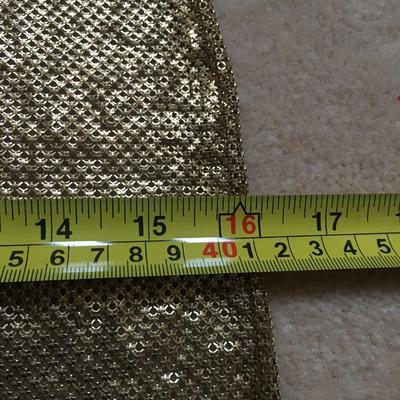 vintage Whiting and Davis chainmail halter top
