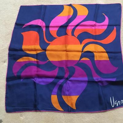 vintage Vera Multi color sun scarf RARE