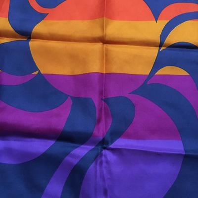 vintage Vera Multi color sun scarf RARE