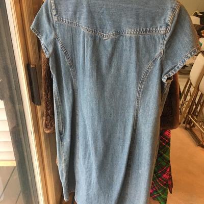 French Cuff denim dress