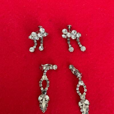 Vintage clip-on earrings