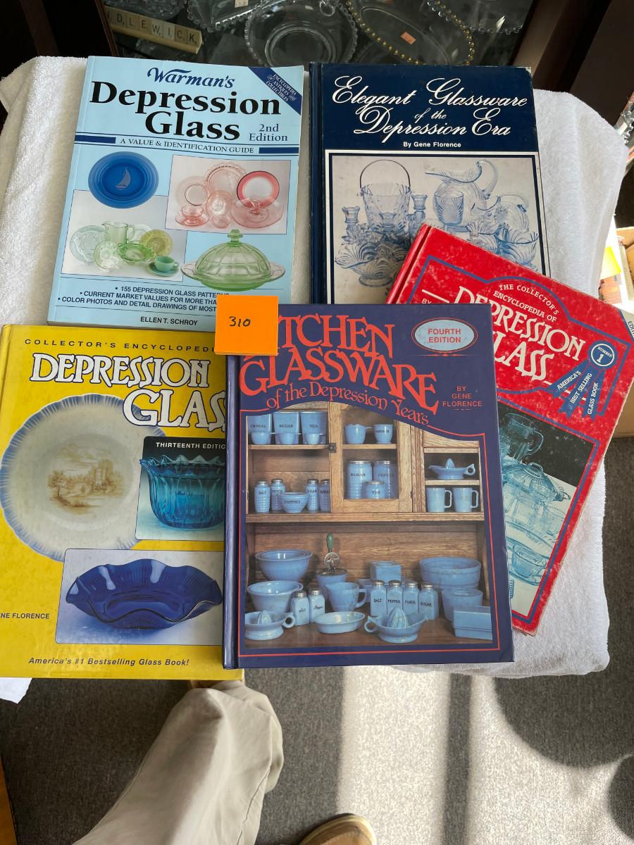 Lot Of Depression Glass Books EstateSales Org   A 84849895 Gmkpdsc0rlx7zdnz 