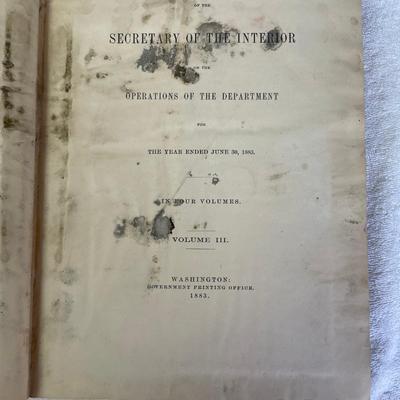 1883 Annual Report of The Secretary of the Interior
