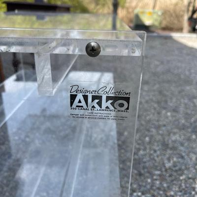 Lot 145 - AKKO, Acrylic Cart/Bar 1980's high end