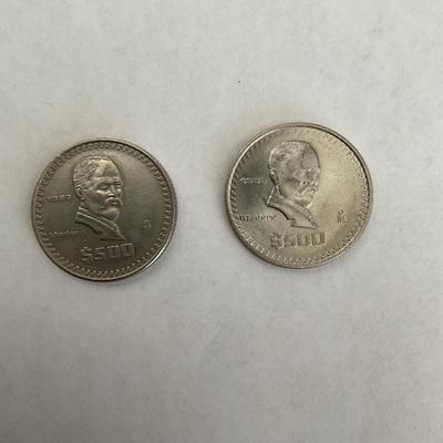Foreign coins