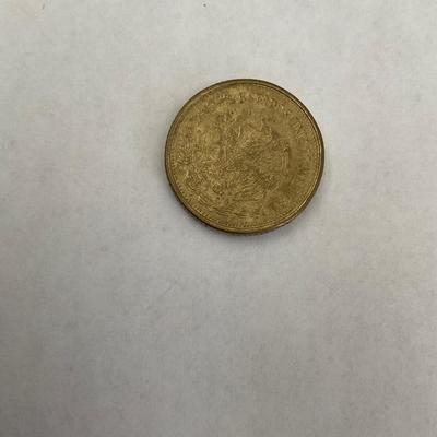 Foreign coin.