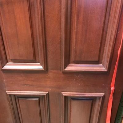 Very tall solid wood door