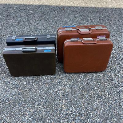Lot 148 - Set of 4 Briefcases and Suitcases