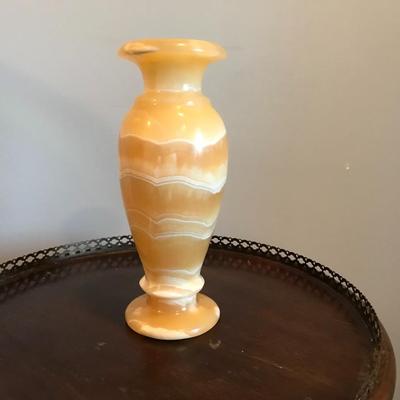alabaster vase | EstateSales.org