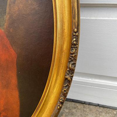 Lot 155 - Antique Oval Gold Framed Portrait