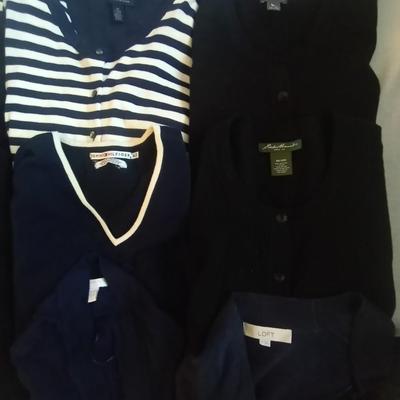 LADIES NAME BRAND SWEATERS EDDIE BAUER-TOMMY HILFIGER-ESPERANTO AND OTHERS