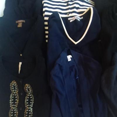 LADIES NAME BRAND SWEATERS EDDIE BAUER-TOMMY HILFIGER-ESPERANTO AND OTHERS