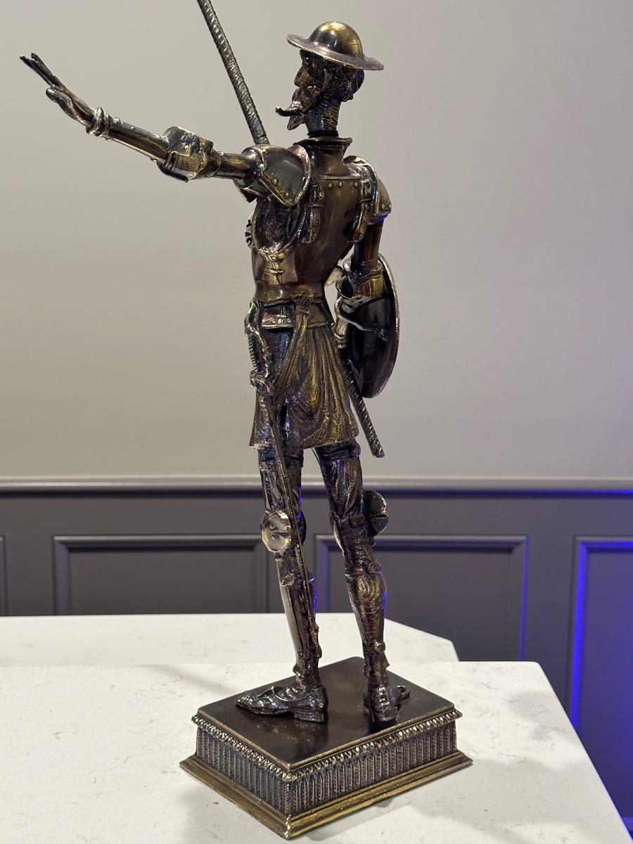 Lot 35 Brass Don Quixote Statue