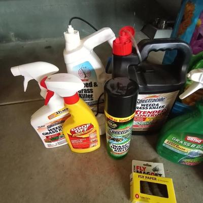 LAWN , HOUSE AND GARDEN CHEMICALS AND FIRE EXTINGUISHER