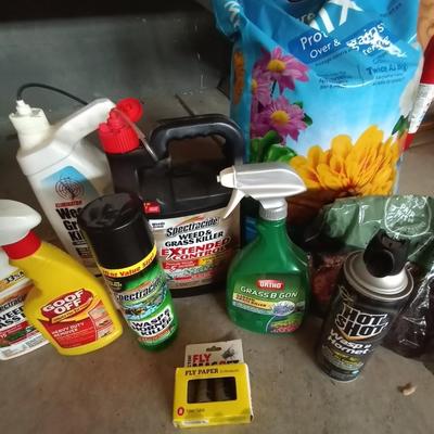 LAWN , HOUSE AND GARDEN CHEMICALS AND FIRE EXTINGUISHER