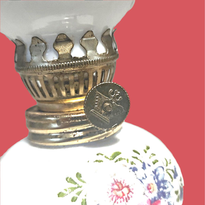 Vintage Miniature Oil Lamp
